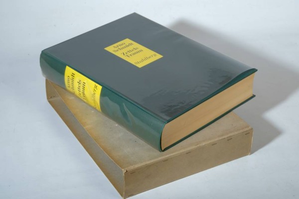 ARNO SCHMIDT - ZETTELS TRAUM, Buch, Erstausgabe, 1970, mit Original-Kassenzettel