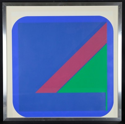 Pfahler, Georg Karl (1926-2002) Ohne Titel, um 1970, Farbserigraphie.