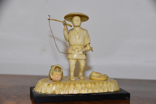 Celluloid-Figur Fischer, Japan.