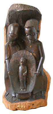 Holy Family, afrikanische Heilige Familie, aus Tansania.