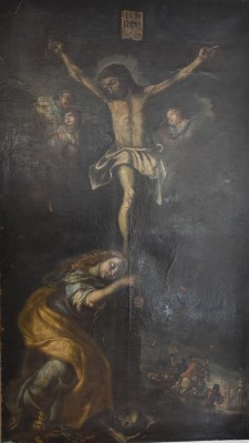 Magdalena beweint den Tod Jesu, Öl auf Leinwand, 1673.