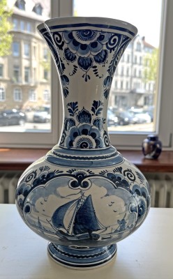 Große, bauchige Vase 