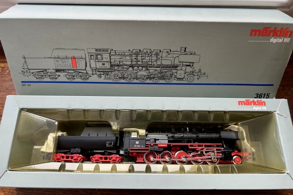 Märklin Digital H0: Lokomotive 3615 BR 50 in OVP.