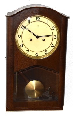 Wanduhr Junghans, wohl um 1900.