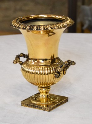 Pokal, Silber 800, vergoldet.