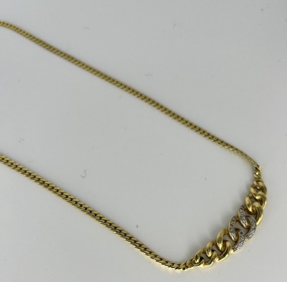 Collier, Gelbgold 750 (punziert).