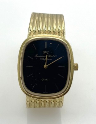 Damenarmbanduhr IWC, International Watch Schaffhausen, 750 Gelbgold, punziert.