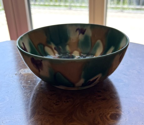  „Spinat und Eier“ Porzellan Bowl, Nachbildung aus Kangxi-Periode, China.