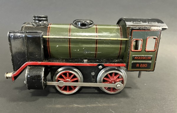 Märklin B-Dampflok R880, Spur 0, funktionsfähig.