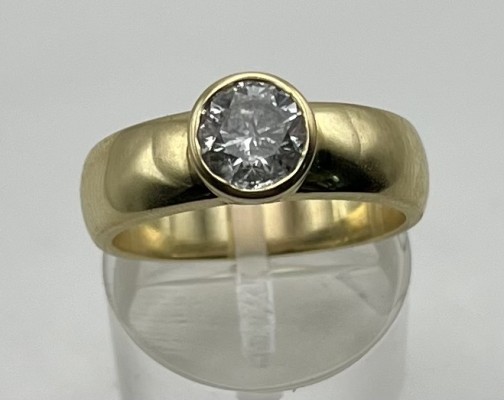 Brillant-Ring, Gelbgold 585.