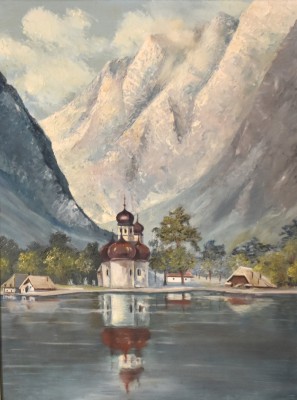 Surwehme, Heinz (geboren 1923) Königssee, Öl auf Platte.