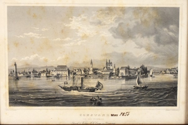 KONSTANZ von der Seeseite um 1850